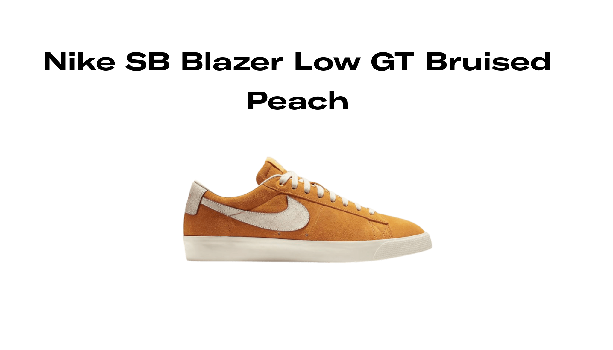 Nike SB Blazer Low GT Bruised Peach, Raffles and Release Date | Sole Retriever